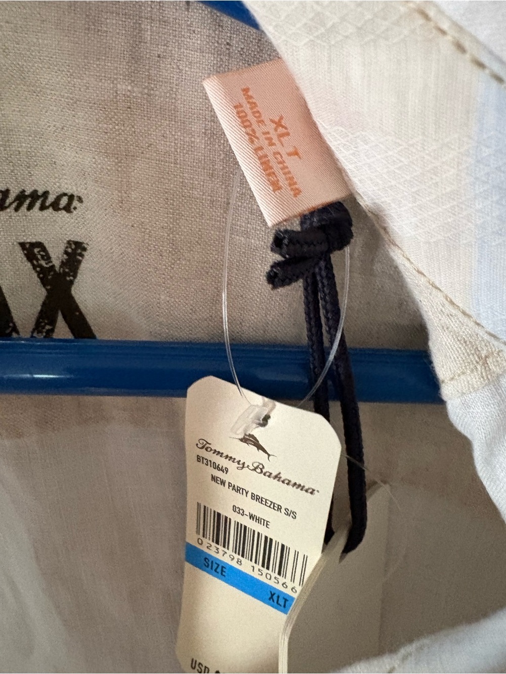 Tommy Bahama Relax 100% White Linen Shirt Mens XL Short Sleeve Button Down Beach - Picture 2 of 9